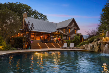 blue ridge cabin with swimming pool