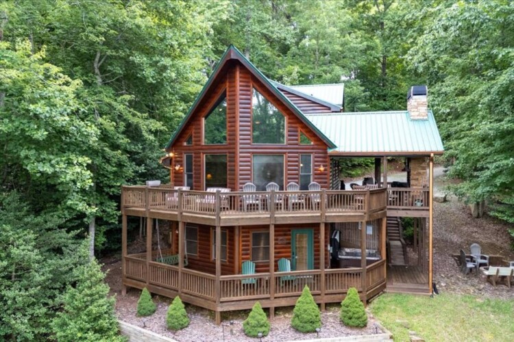 mountain top cabin rentals in blue ridge ga