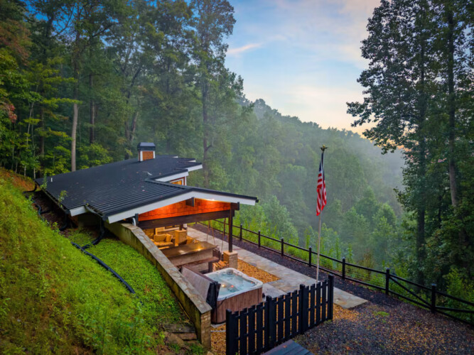 romantic cabins in blue ridge ga