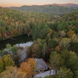 lakefront north georgia cabin