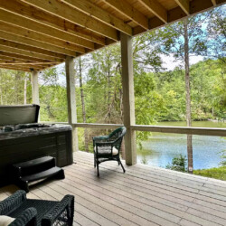 lakefront north georgia cabin