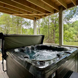 lakefront north georgia cabin