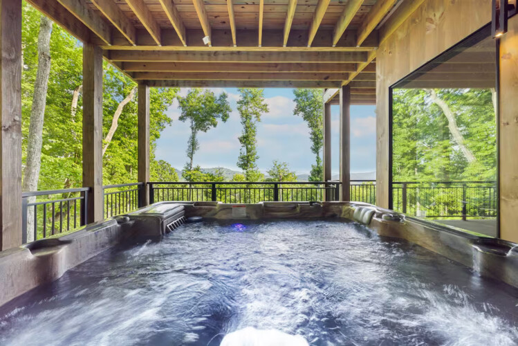 modern cabins in georgia