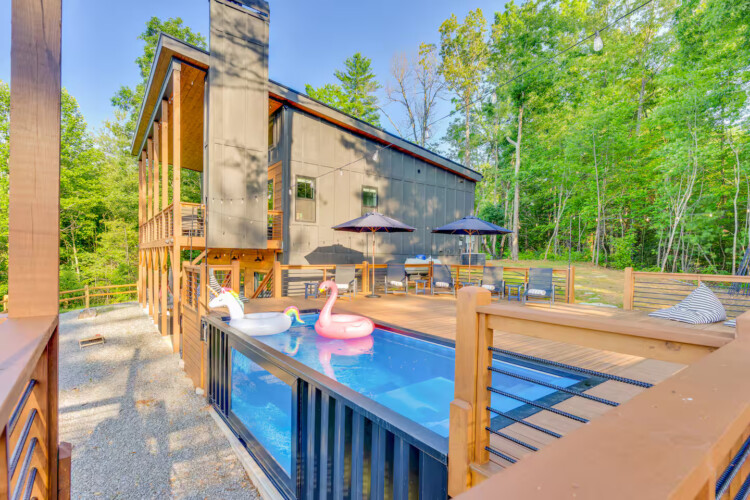 luxury cabins in georgia with private pool