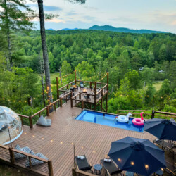 luxury cabins in georgia with private pool