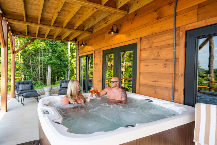 luxury cabins in georgia with private pool