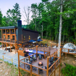 luxury cabins in georgia with private pool