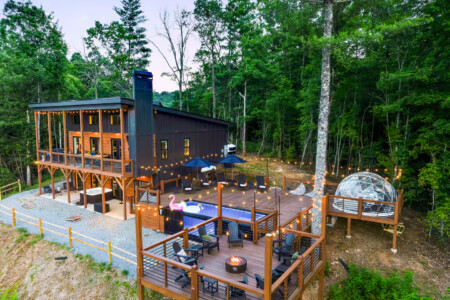 luxury cabins in georgia with private pool