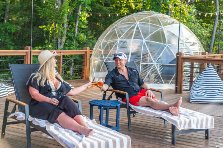 luxury cabins in georgia with private pool