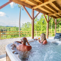 luxury cabins in georgia with private pool