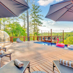 luxury cabins in georgia with private pool