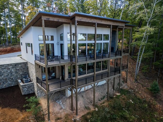 modern cabins in georgia