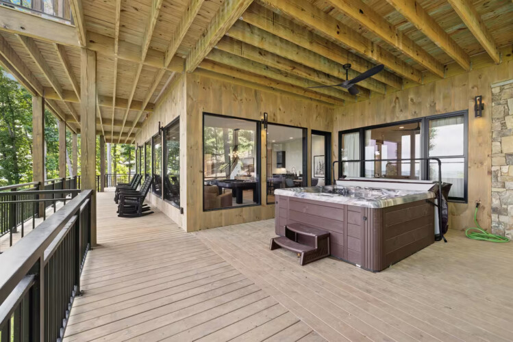 modern cabins in georgia