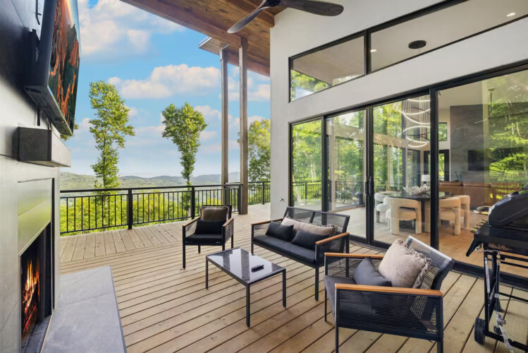 modern cabins in georgia