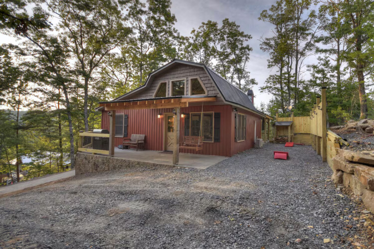 romantic cabin near downtown blue ridge ga