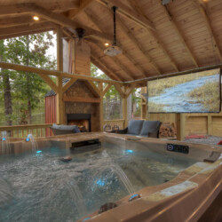 romantic cabin near downtown blue ridge ga