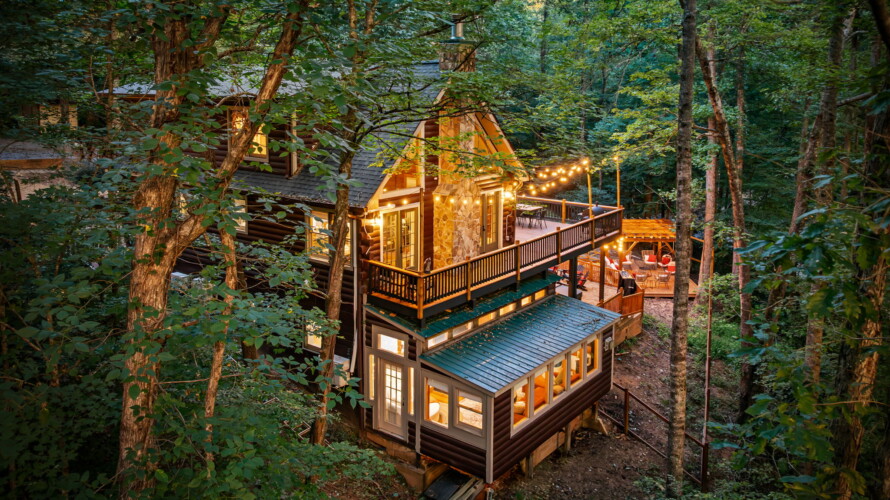 pet friendly cabins in ellijay ga