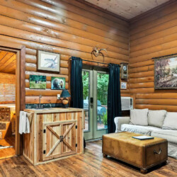 cabins on fightingtown creek with sauna