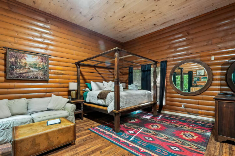 cabins on fightingtown creek with sauna