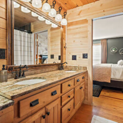 cabins on fightingtown creek with sauna