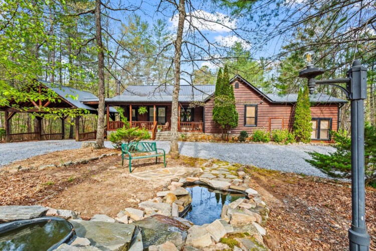 cabins on fightingtown creek with sauna
