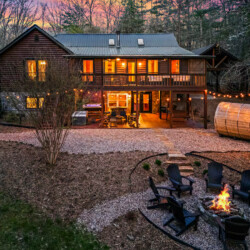 cabins on fightingtown creek with sauna