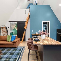 blue ridge ga a-frame cabin with private pickleball court and sauna