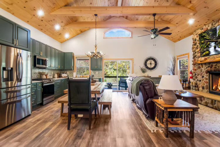 cabins in ellijay ga on river