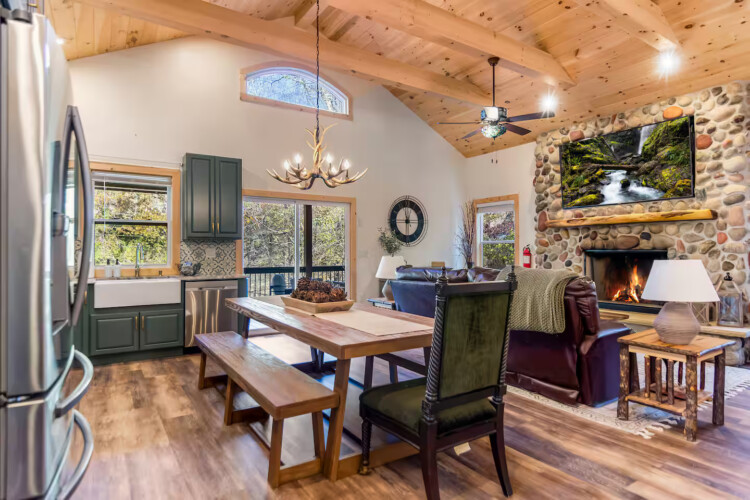 cabins in ellijay ga on river