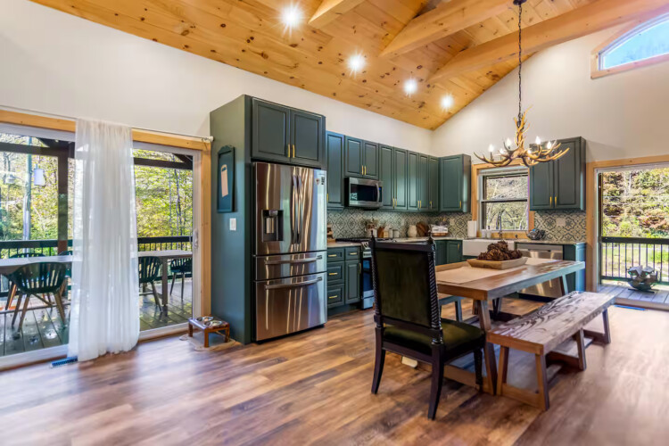 cabins in ellijay ga on river