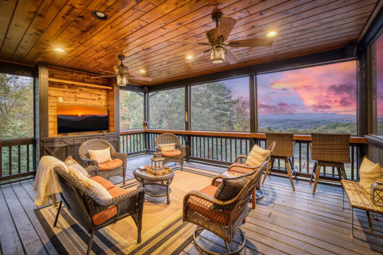6 br mineral bluff ga cabin rentals