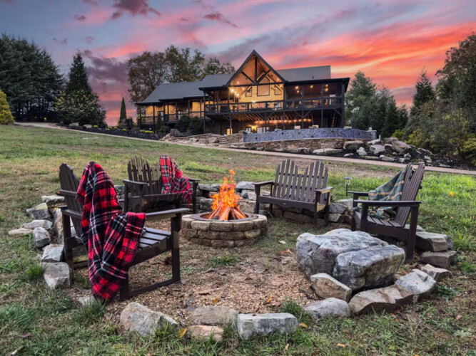 6 br mineral bluff ga cabin rentals