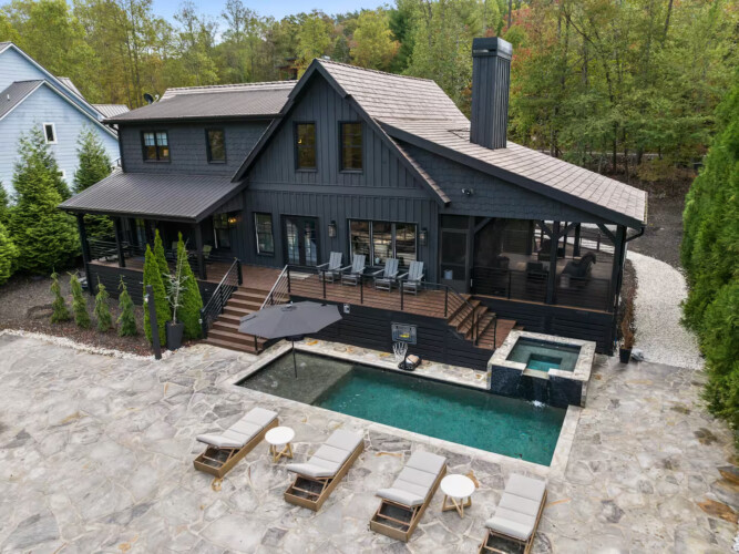 toccoa river cabin rentals with swimming pool