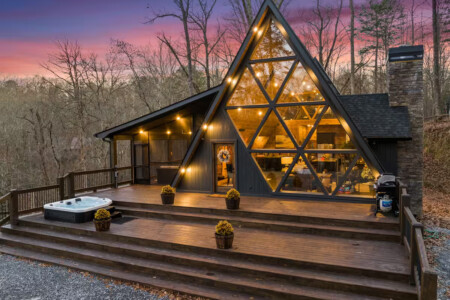 Timber & Glass | A Frame Cabin Rental | McCaysville GA