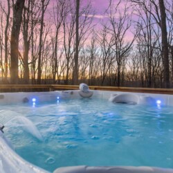 luxury blue ridge ga cabin with hot tub