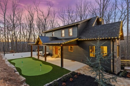 luxury blue ridge ga cabin with hot tub