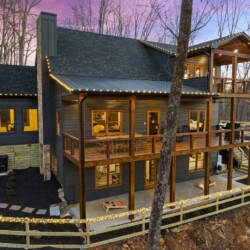 luxury blue ridge ga cabin with hot tub