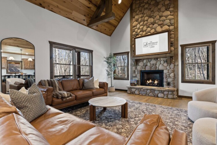 luxury blue ridge ga cabin with hot tub