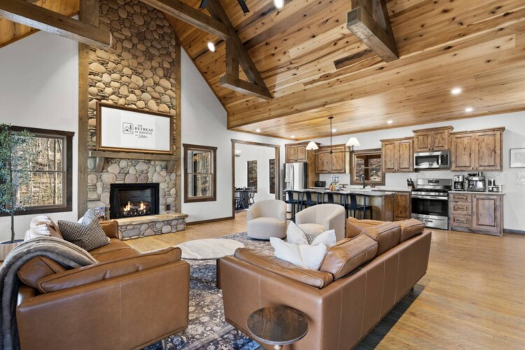 luxury blue ridge ga cabin with hot tub