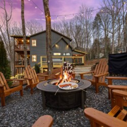 luxury blue ridge ga cabin with hot tub