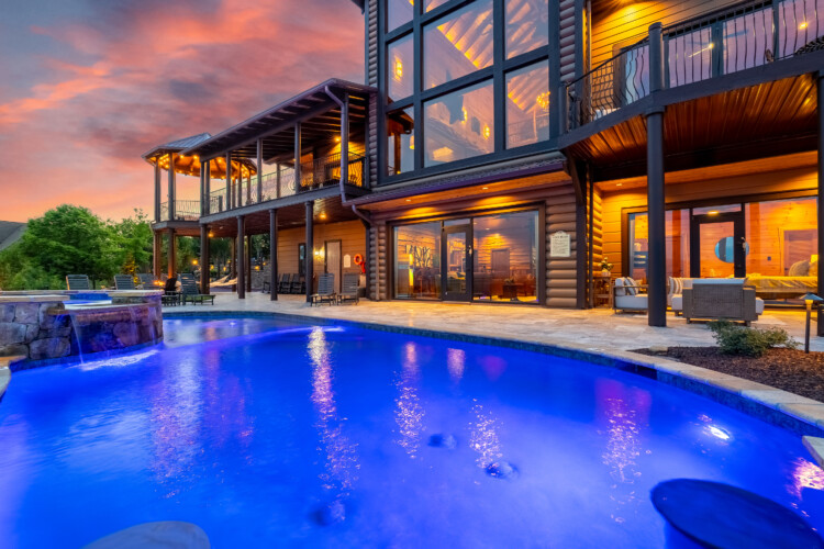 smoky mountain cabins with pools