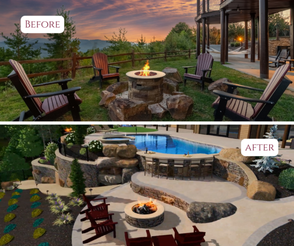 smoky mountain cabins with pools