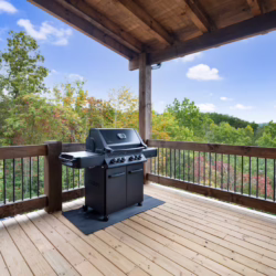 luxury blue ridge georgia cabin with hot tub and gym