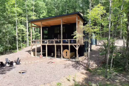 pet friendly blue ridge georgia cabin with sauna and hot tub