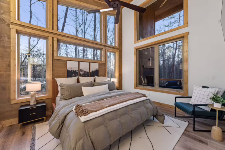 pet friendly blue ridge georgia cabin with sauna and hot tub
