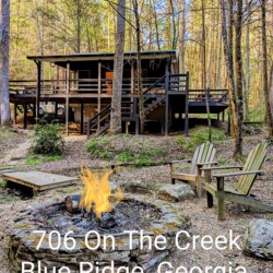 creekside cabin rentals blue ridge georgia