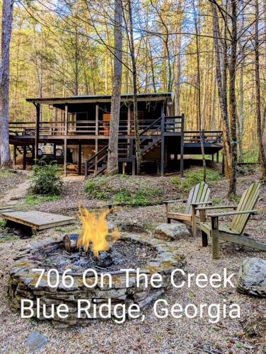 creekside cabin rentals blue ridge georgia