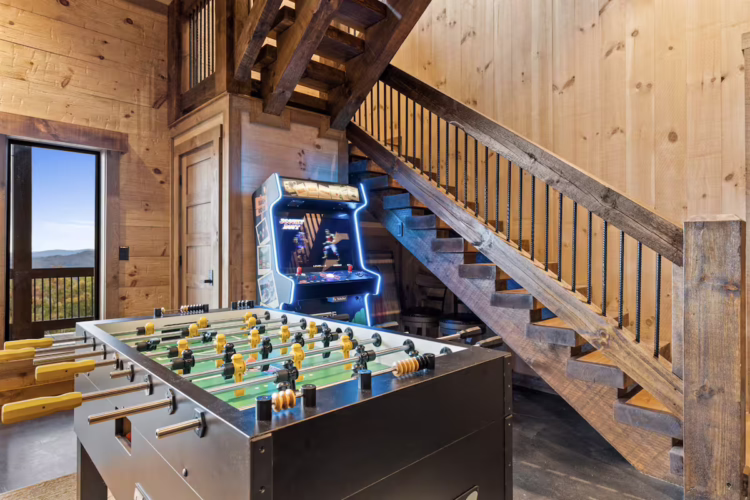 north georgia cabin with sauna hot tub and swimming pool