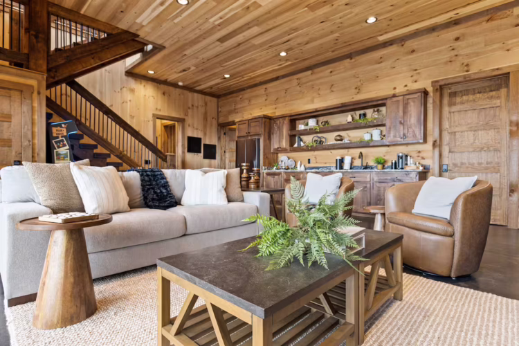 north georgia cabin with sauna hot tub and swimming pool