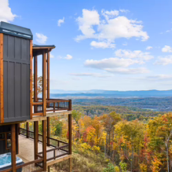 north georgia cabin with sauna hot tub and swimming pool